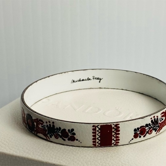 Vintage 1970s Michaela Frey Enameled Bracelet - Picture 5 of 5